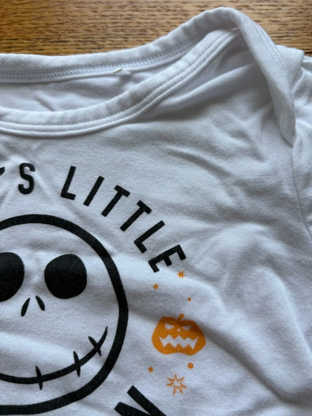Little Sleepies Nightmare Before Christmas Long Sleeve Bodysuit Size 12-18 Month